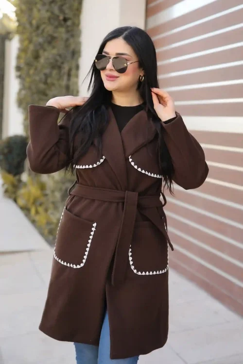 Manteau Cachemire Diagonale