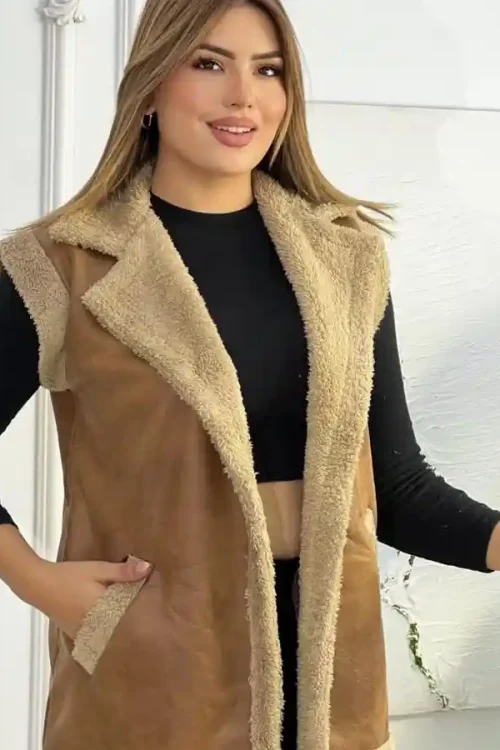 Gilet d’hiver doublé